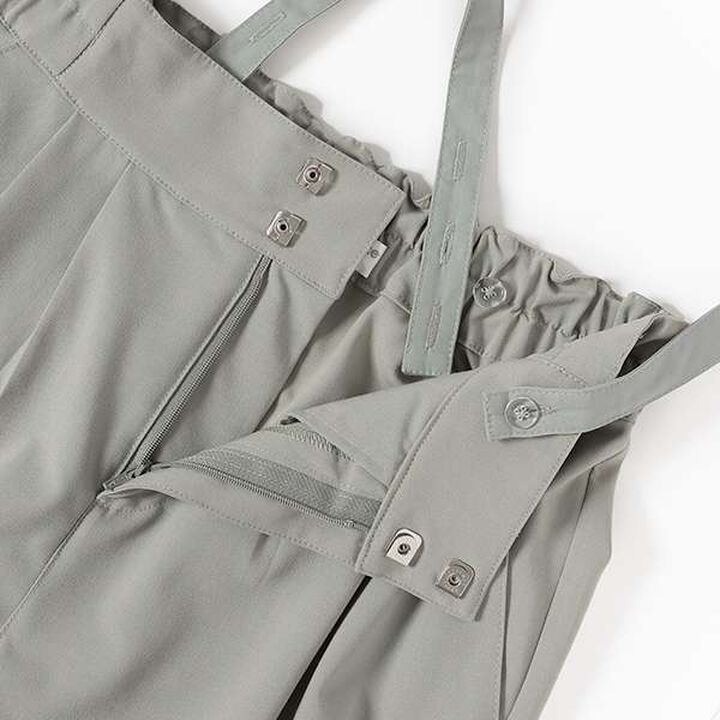 Suspender Wide Pants,Navy, medium image number 16