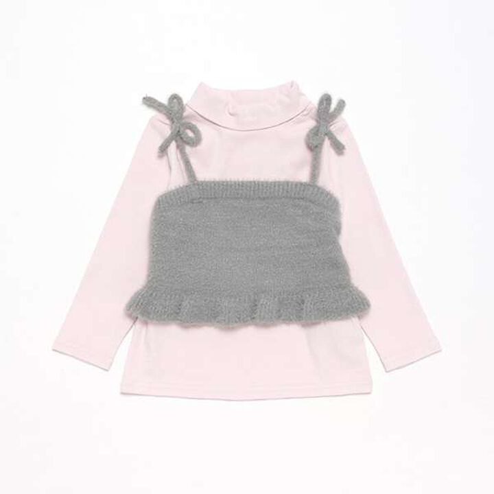 [Link] Sparkling Knit Vest Set,Lavender, medium image number 11