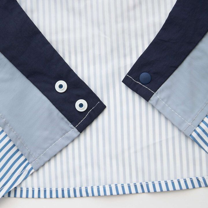 [Anime Chiikawa] Dining Apron with Collar,Light blue, medium image number 7