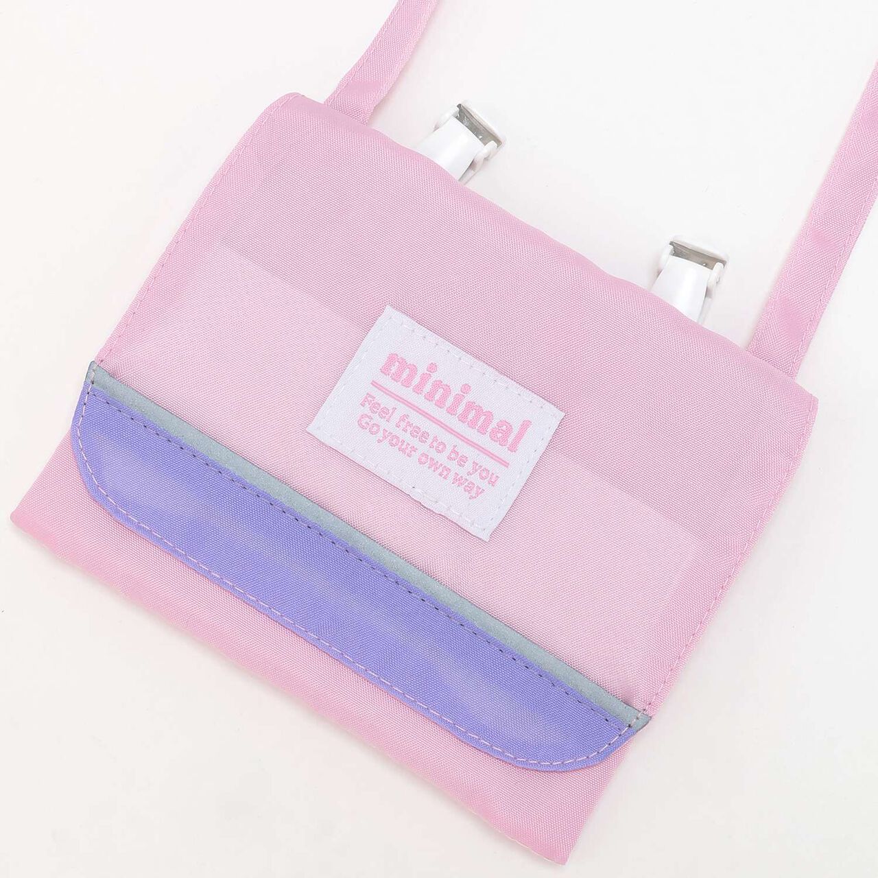 [DailyME/Water-Repellent] Travel Small Shoulder Bag with Pocket,Pink, large image number 6