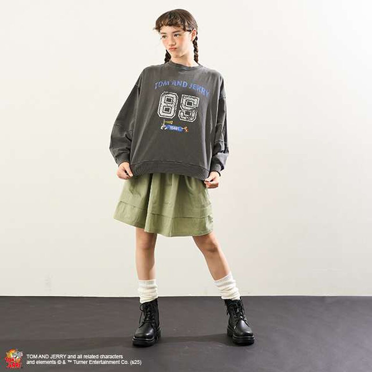 [AMI] [TOM AND JERRY] Funny Art Pullover,Gray, large image number 6