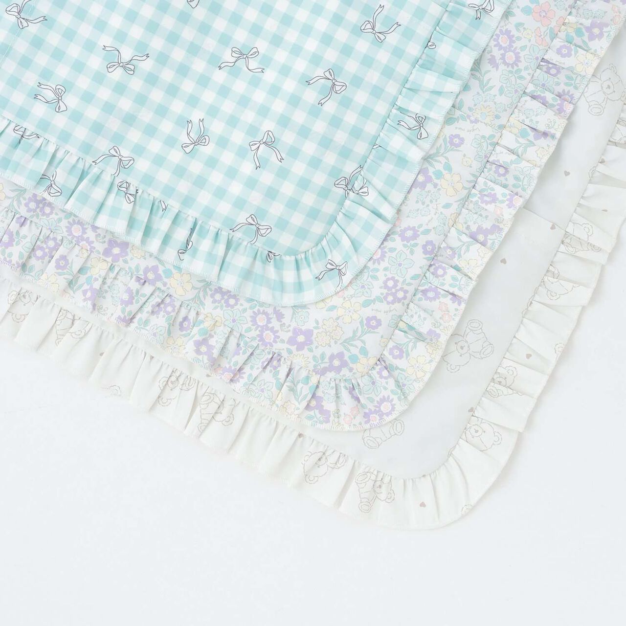 [School-Ready] [Water-Repellent, Anti-Stain, Durable, UV] Frill Lesson Bag with Ribbon,Lavender, large image number 13