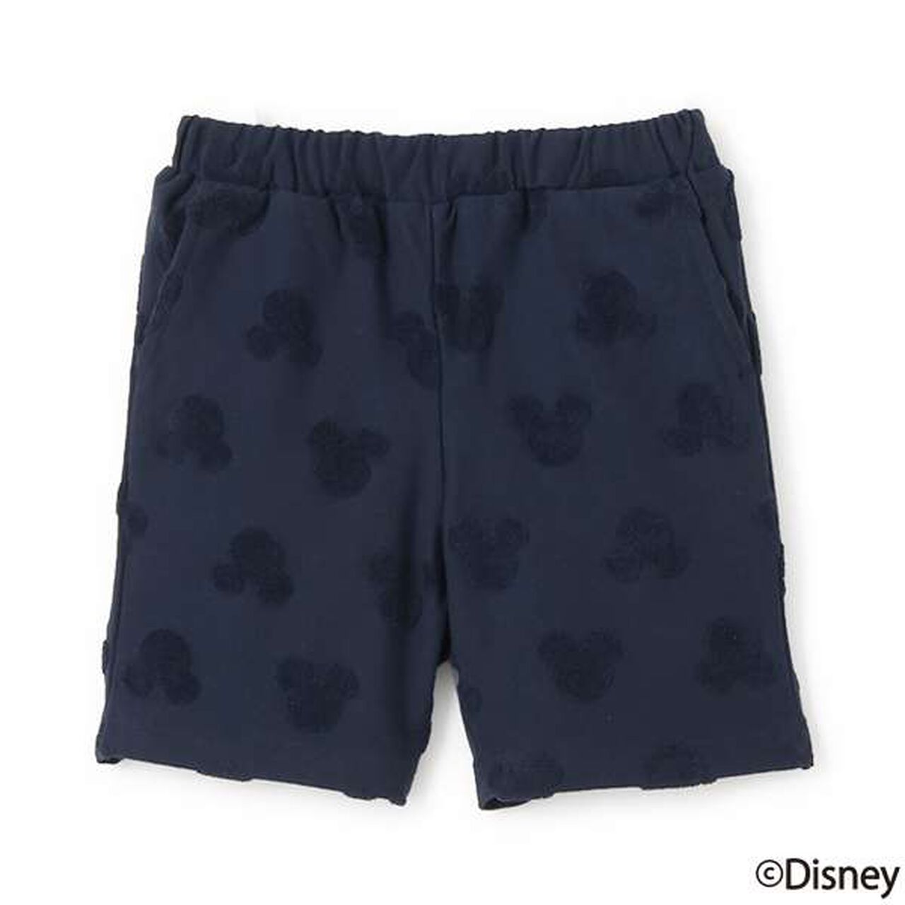 [Disney] Pile Jacquard Half Pants,Pearl white, large image number 8