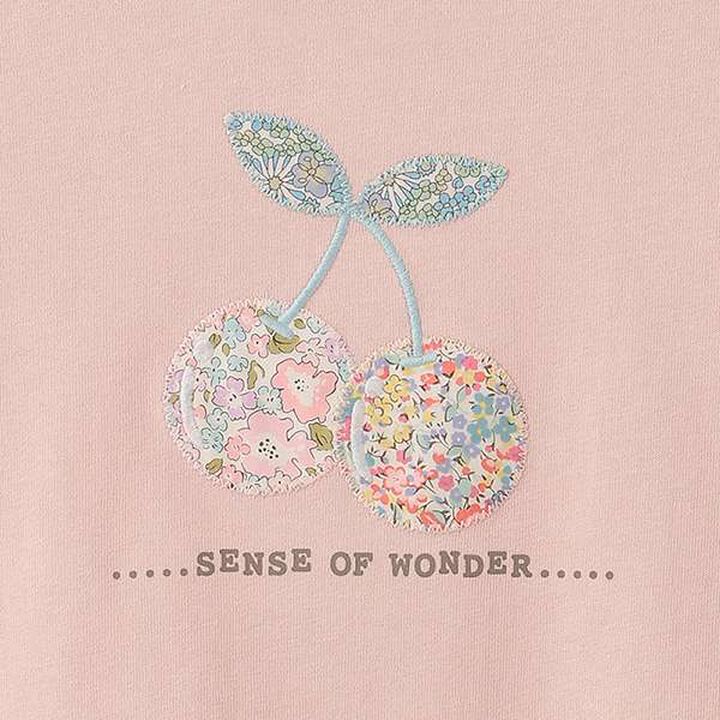 Liberty Cherry Appliqu&eacute; T-Shirt,Pearl white, medium image number 7