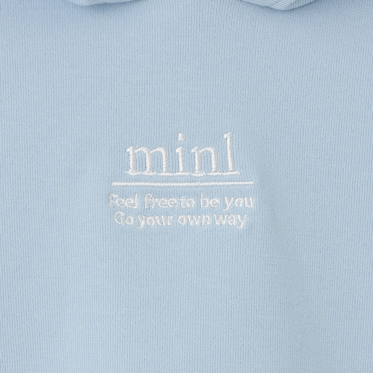 Anti-Stain Puffed Sweatshirt Hoodie / Cardboard,Sax blue, large image number 13