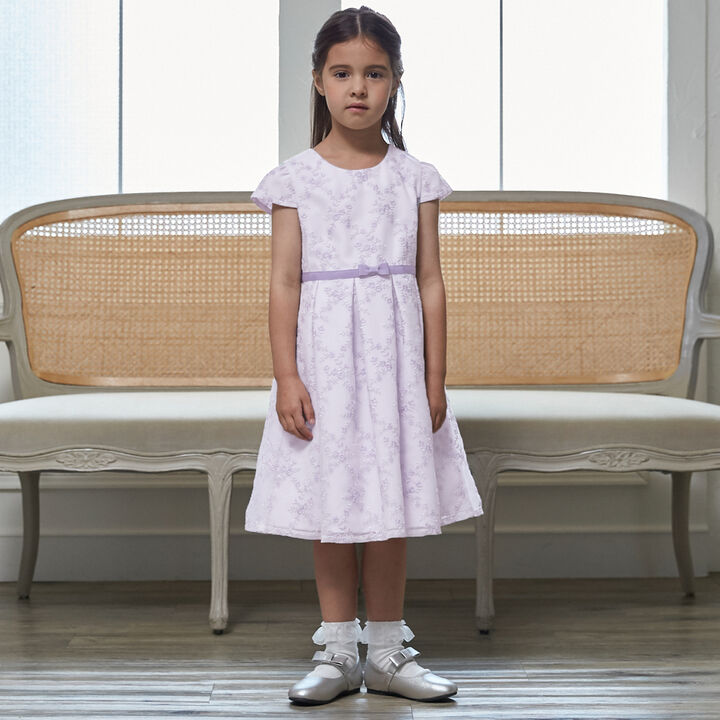 [Formal] Lace OP + No Collar JK Set,Lavender, medium image number 4