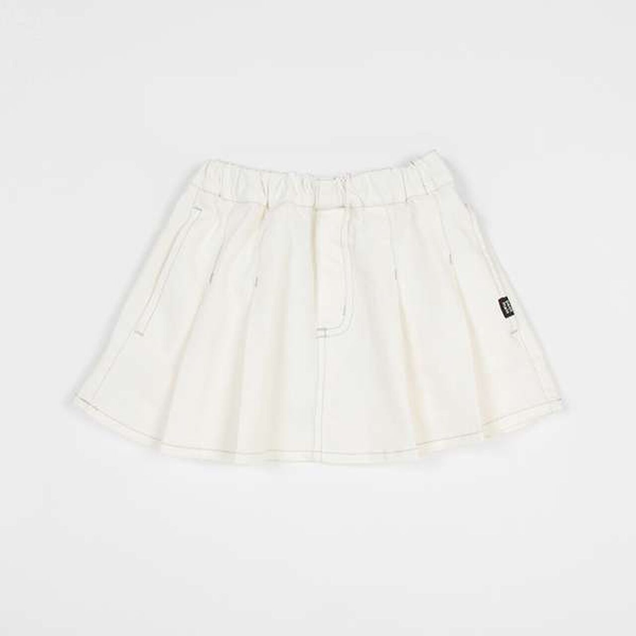 [Link] Non-Fading Denim-Look Skirt (Kids),Blue, large image number 18