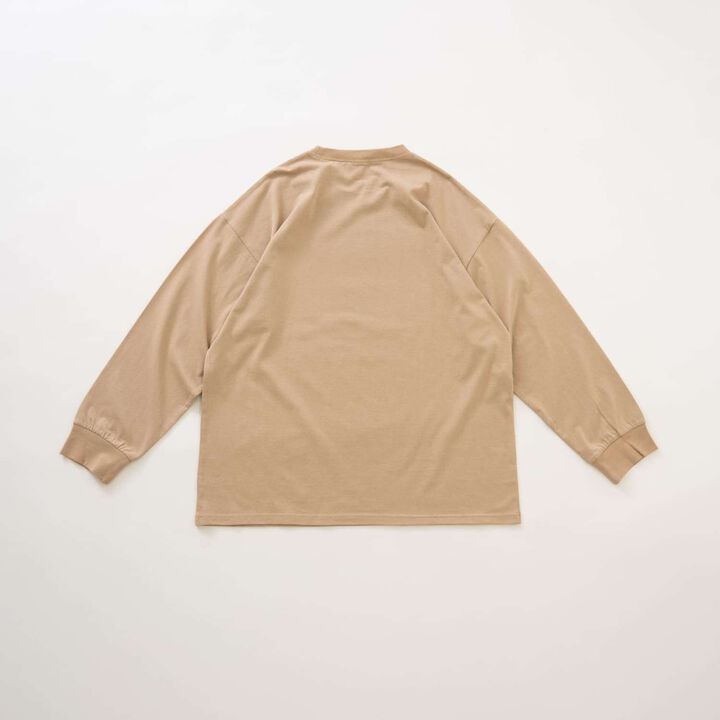 [Parent-Child Matching] [DAD] Neon Color Logo Long Sleeve T-Shirt,White, medium image number 5
