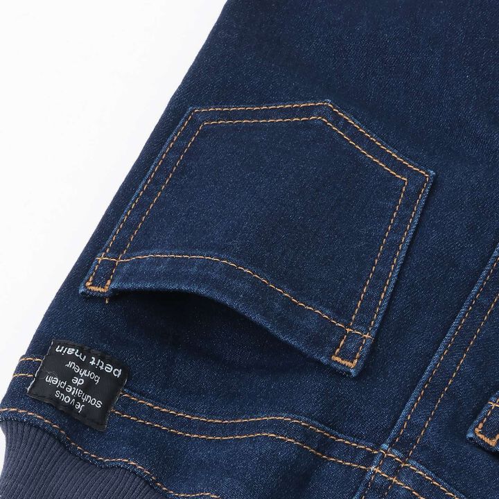 Wool Lined Denim Pants,Blue, medium image number 9