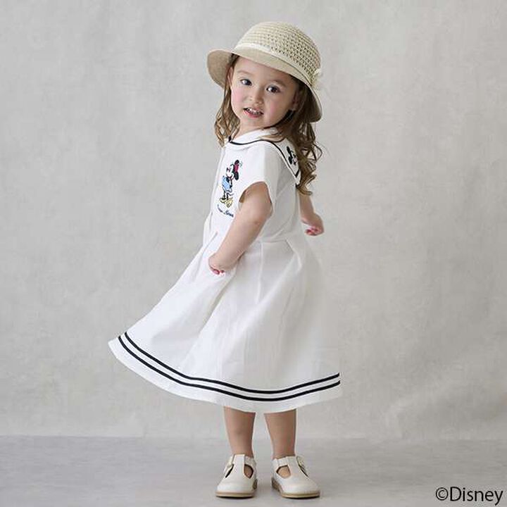 [Disney] Sailor One-Piece Dress,Light blue, medium image number 2