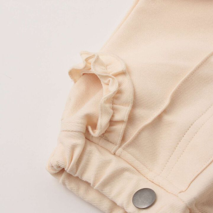 Cherry Blossom Embroidered Denim Pants,Blue, medium image number 3