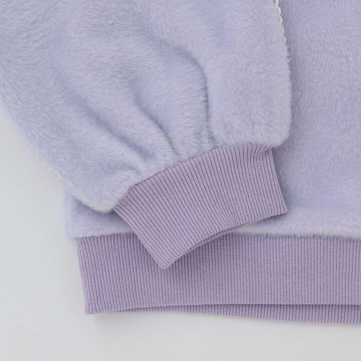 [Popular Item Restocked] [Not Available at Physical Stores] Lame Piping Half-Zip Pullover,Lavender, medium image number 4
