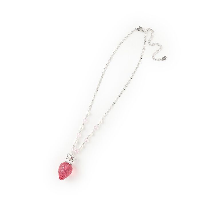 [Liquem] Strawberry Ribbon Necklace,, medium