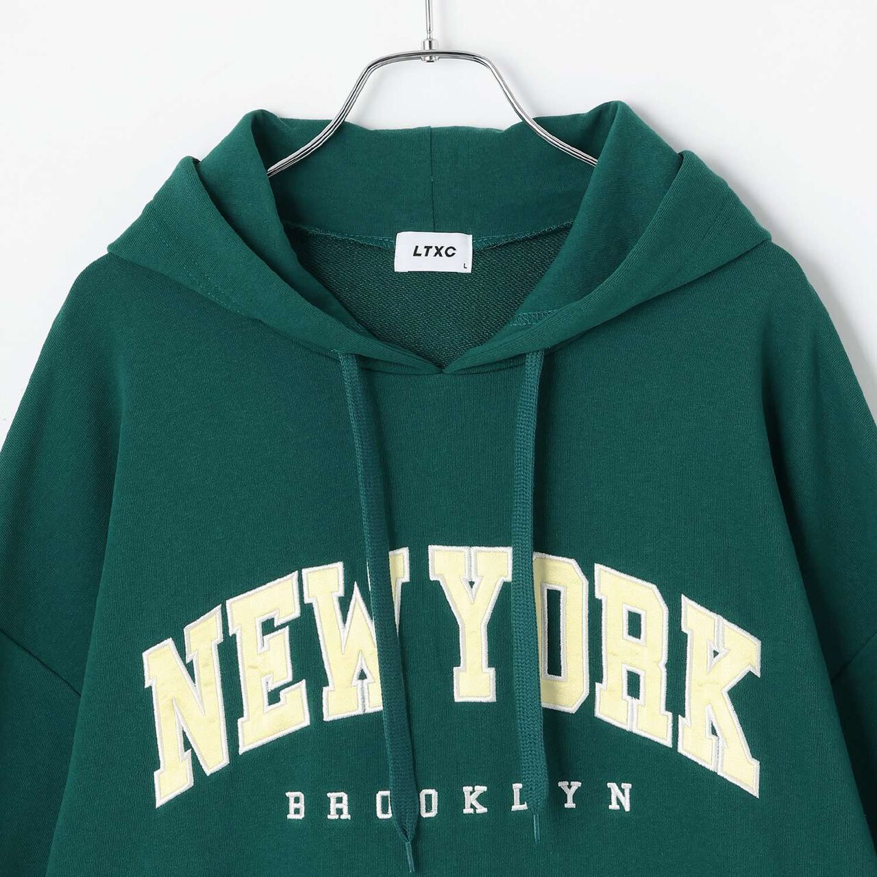 [Seconds Cute Top] [LTXC] College Loose Parka,Green, large image number 15