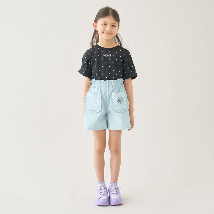 [Land and Water Use] Frill Pocket Shorts for Girls [Kids' Clothing],, medium