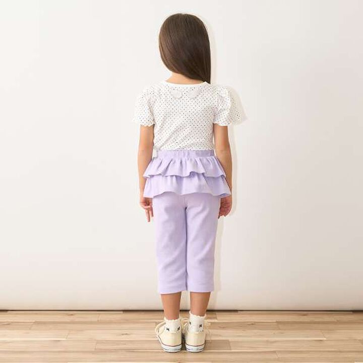 Tomo Pants Back Frill 7/8 Capri Pants,Ivory, medium image number 21