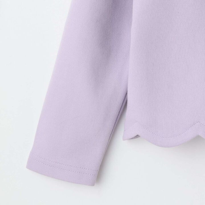 My Melody / Kuromi Scalloped Hem Sweatshirt,Pink, medium image number 7