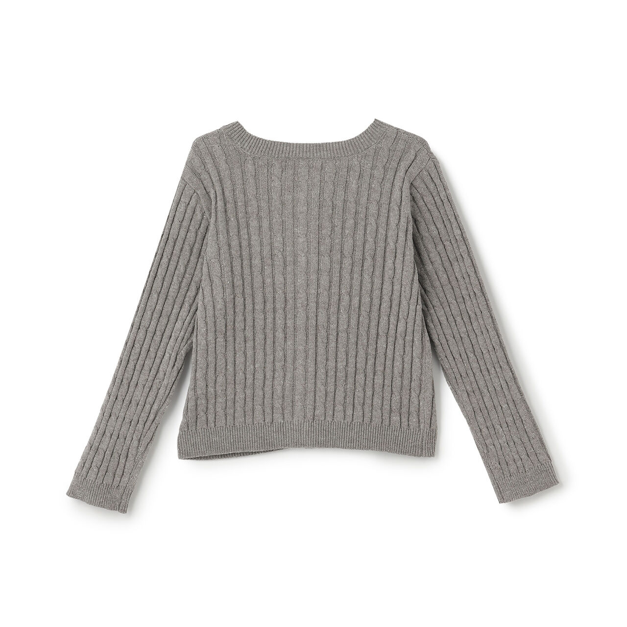 Cable Knit Cardigan,Ivory, large image number 9