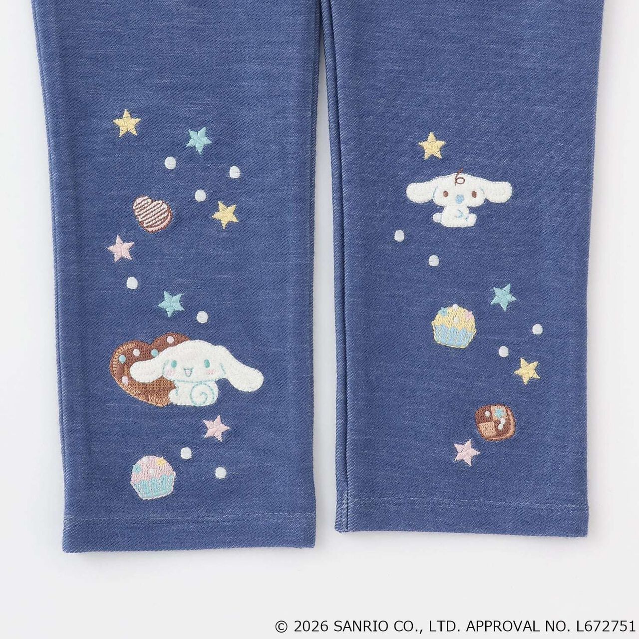 [Cinnamoroll/Kuromi] Leggings,Navy, large image number 11