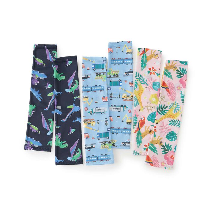 All-Over Pattern Arm Covers,Red, medium image number 4