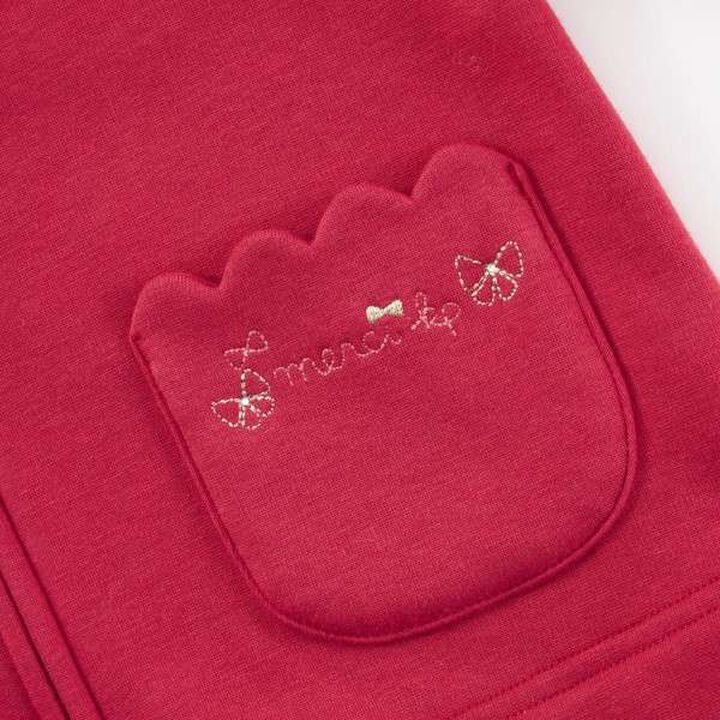 KP Scallop Trim Pocket Shaggy Lining Zip-Up (90-140),Black, medium image number 6