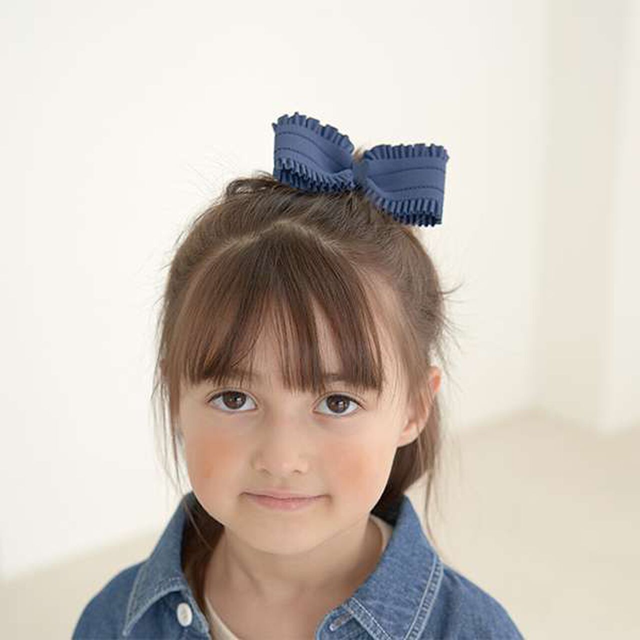 Frill Ribbon Hair Tie,Red, large image number 13