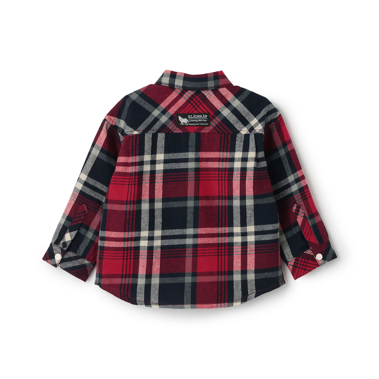 Trad Checkered Long-Sleeve Shirt,Sax blue, large image number 1