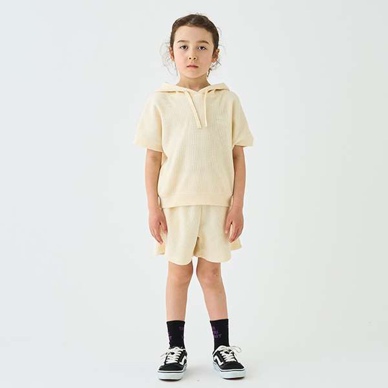 Waffle Cut Shorts,Charcoal gray, large image number 23