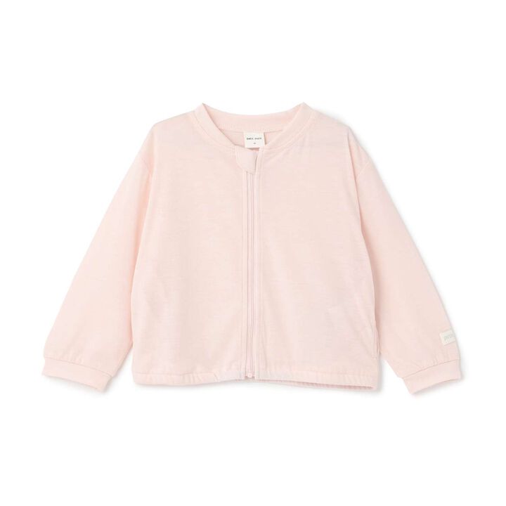 [Heat Shielding/Quick-Dry/Cool Sensation/Link] Sheer Cardigan,Light pink, medium image number 0