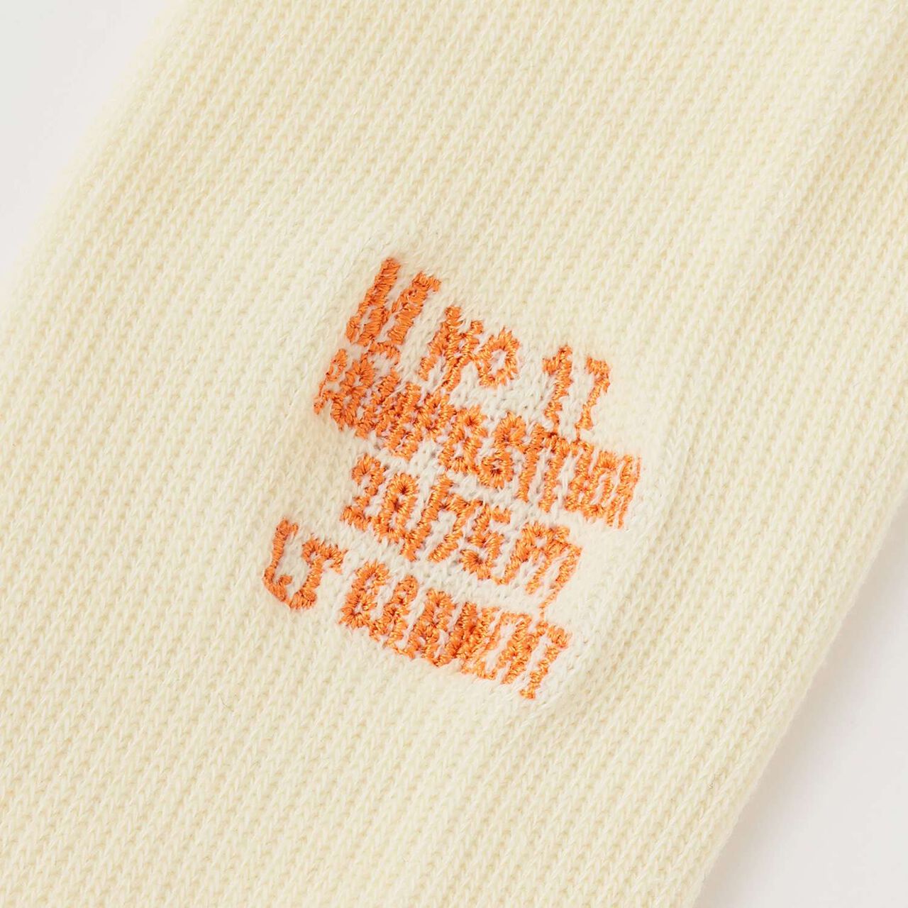 Back Logo Crew Socks,Off white, large image number 1