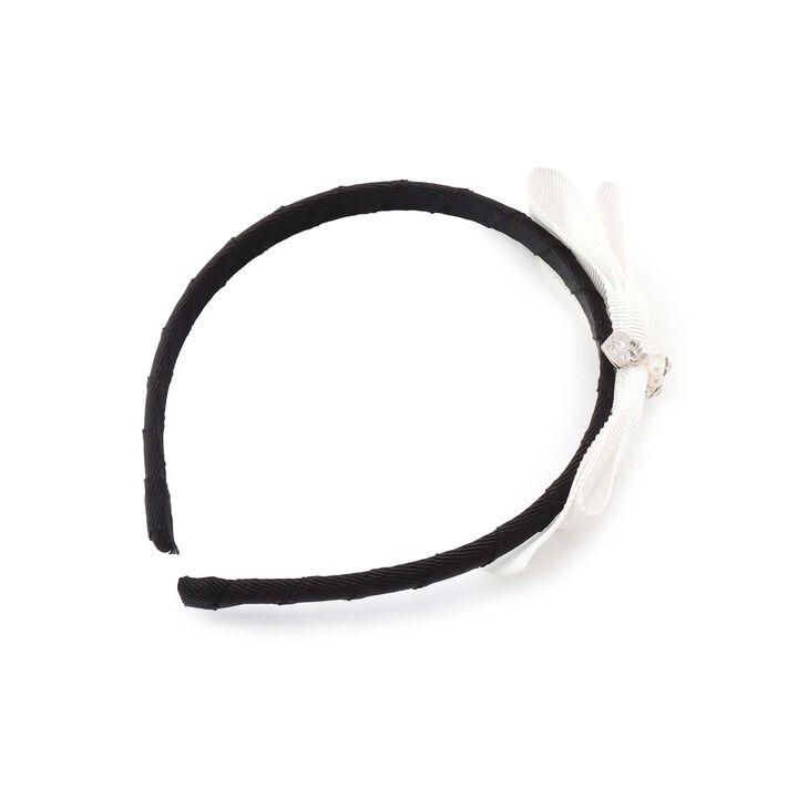 Ribbon Headband,Off white, medium image number 0