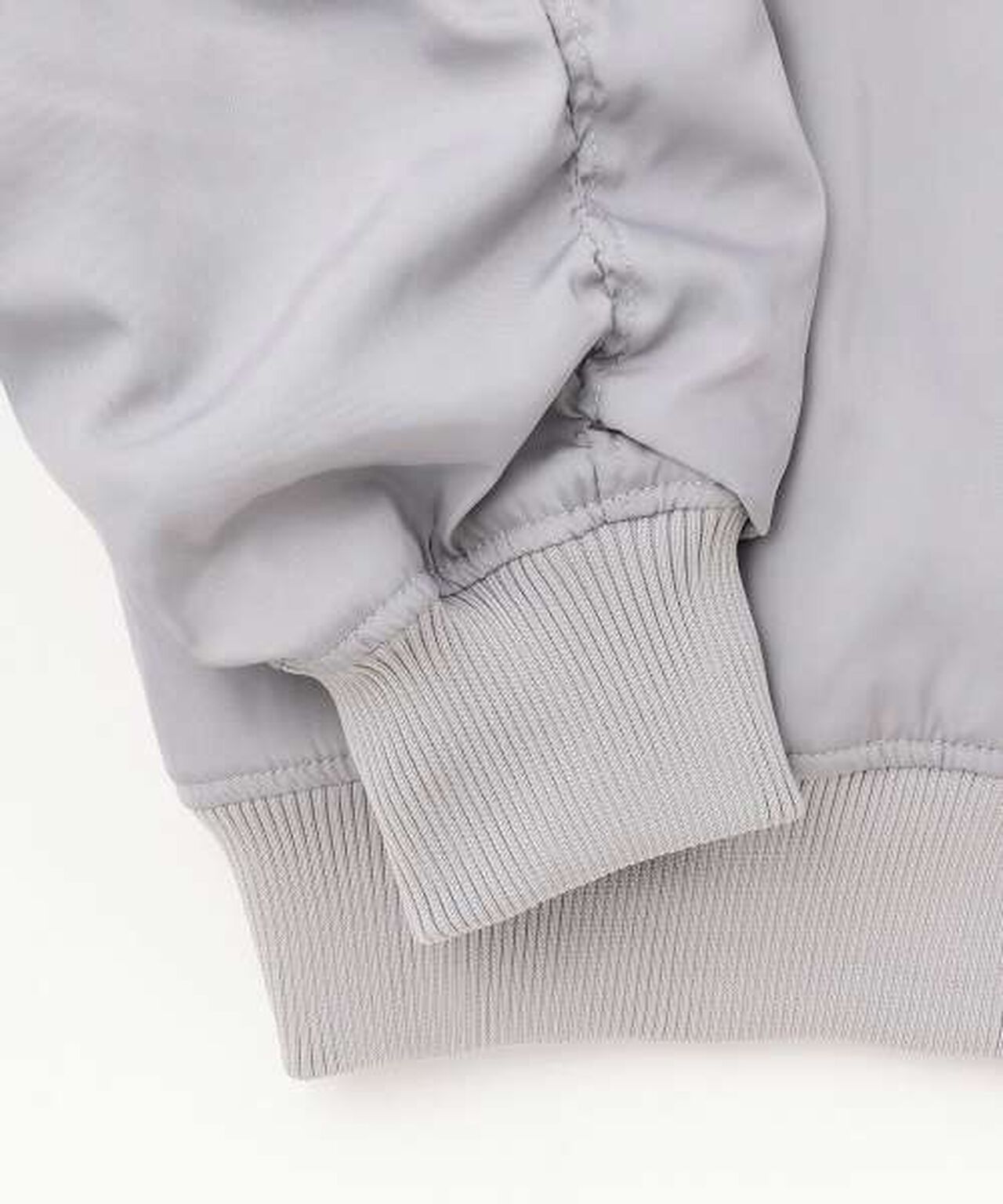 Hooded Bomber Jacket [Korean Fashion],Gray, large image number 9