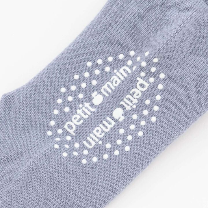 One-Point Knee-High Socks,Charcoal gray, medium image number 3