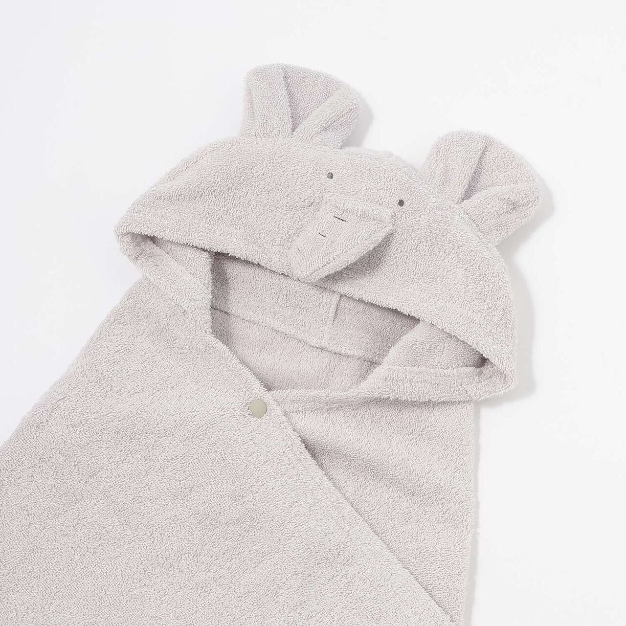 Animal Bath Poncho,Light blue, large image number 4