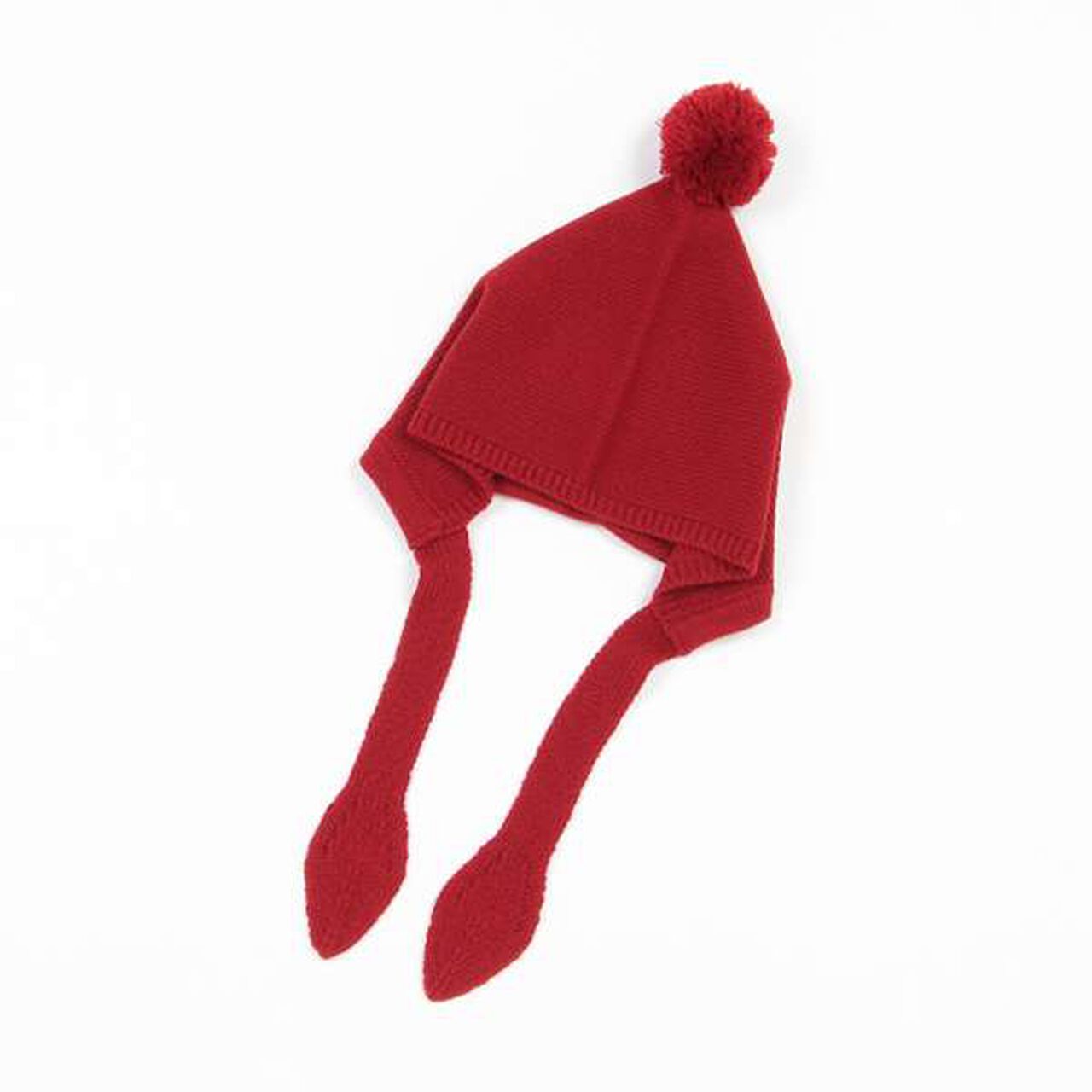 Bonnet-Style Knit Hat,Ivory, large image number 7