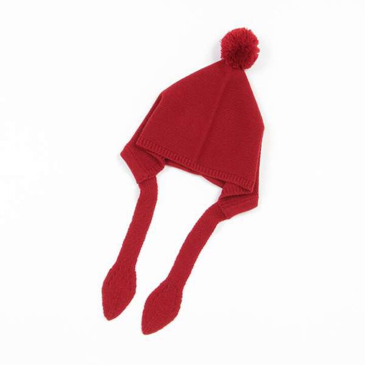 Bonnet-Style Knit Hat,Ivory, medium image number 7