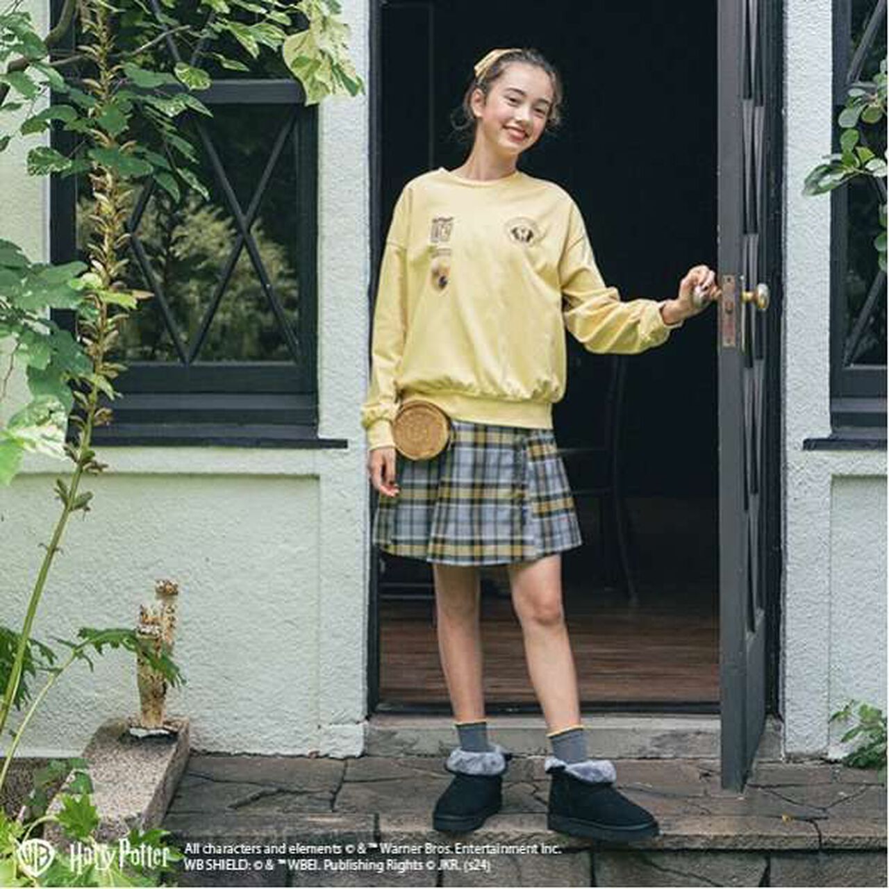 [Harry Potter] Wrap Culottes,Gray, large image number 8