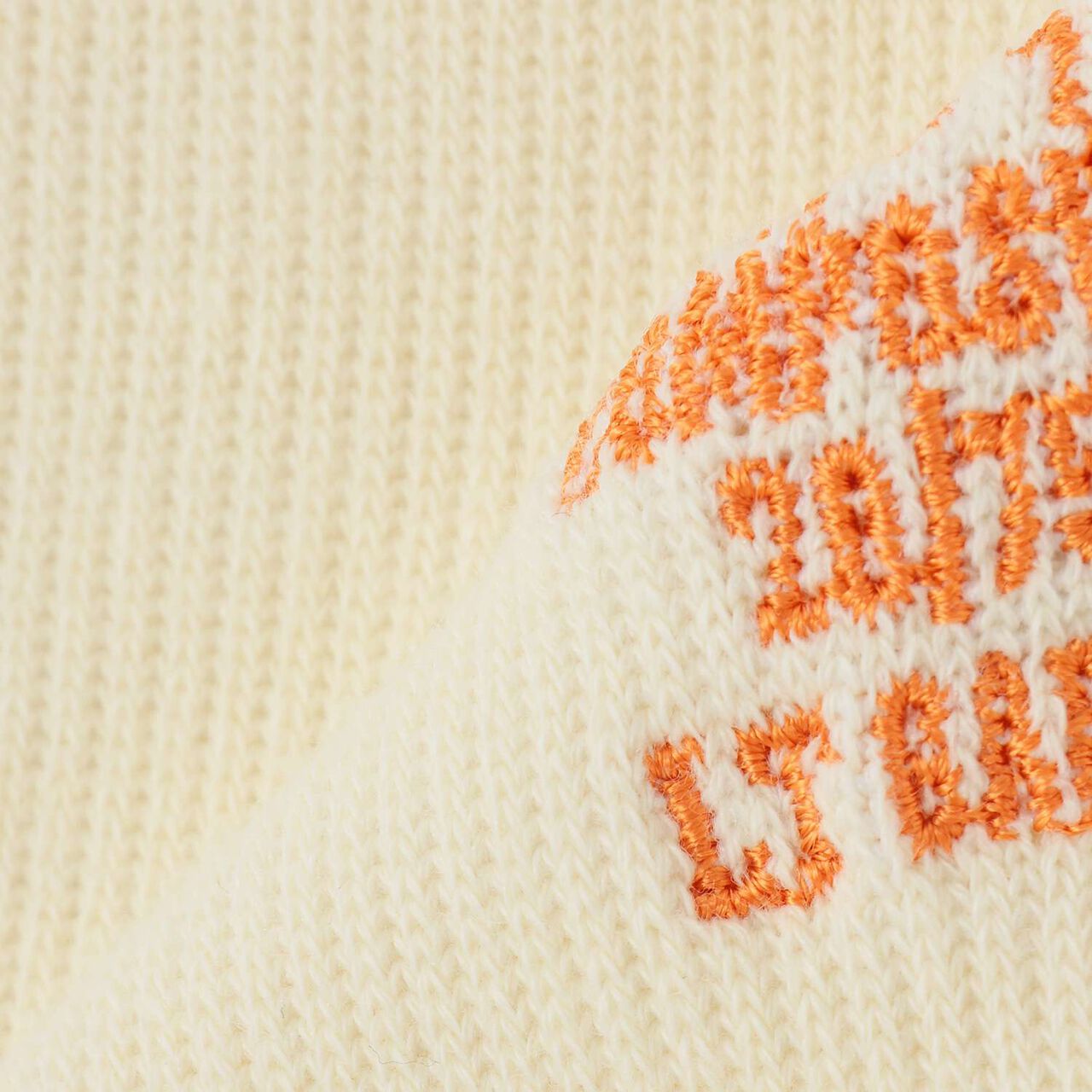 Back Logo Crew Socks,Off white, large image number 2