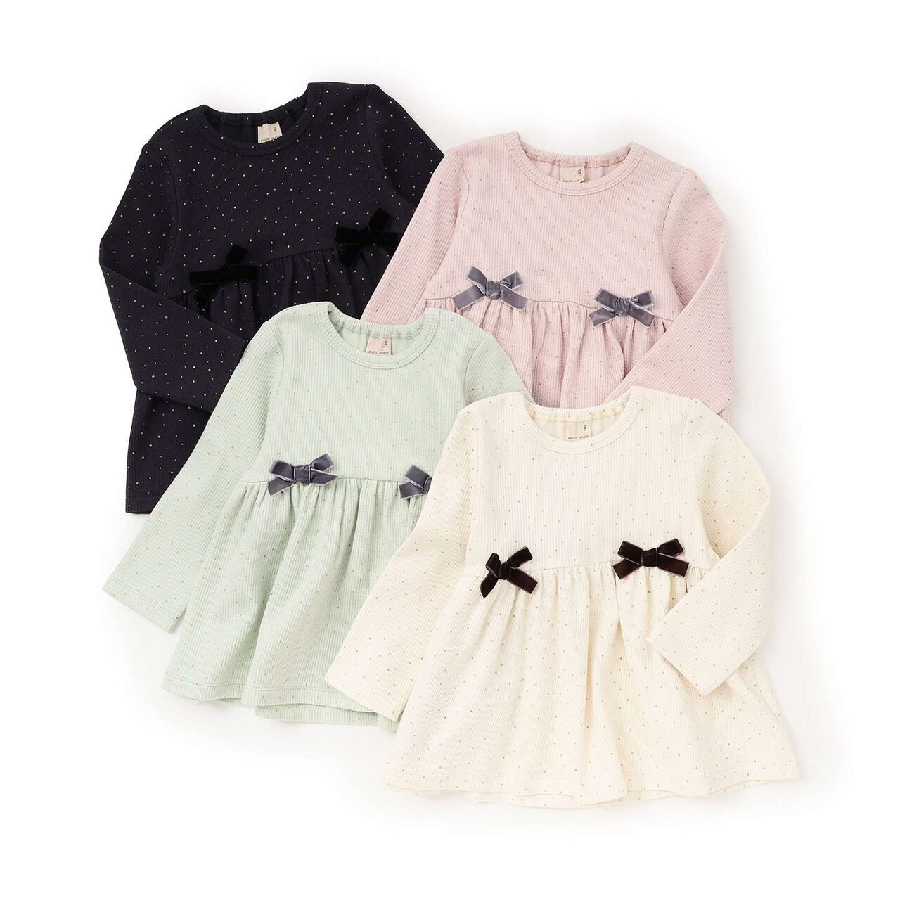 Wool Lined Cut Ribbon Tunic,Pink, large image number 17