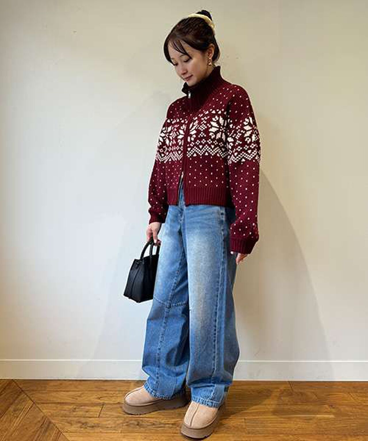 Curved Pants,Khaki, large image number 16