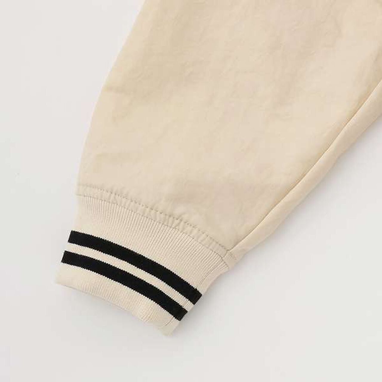[AMI] Water-Repellent Ribbed Varsity Jacket,Ivory, large image number 26