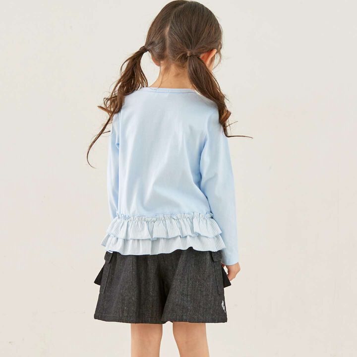 Mimi-chan Layered Frill Long-Sleeve Tunic,Pink, medium image number 18