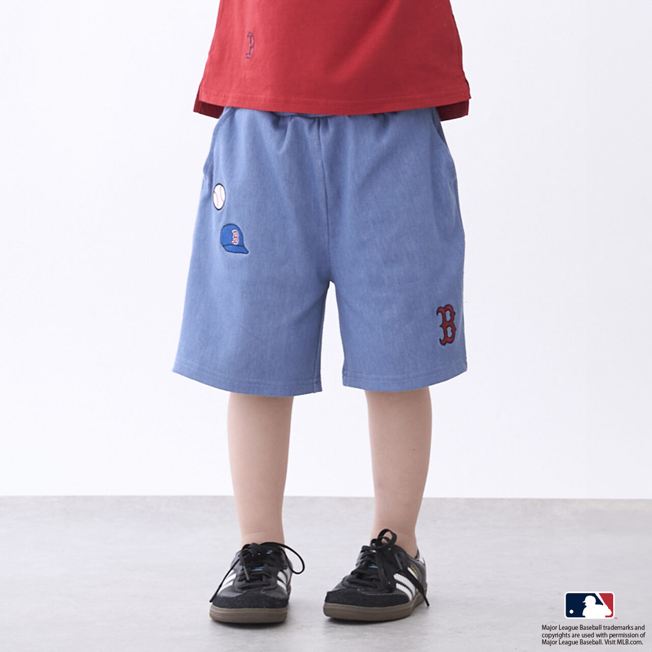 [MLB] Cut Half Pants,Navy, large image number 1