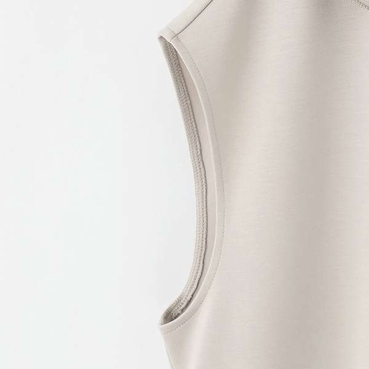 [AMI] Sailor Half-Zip Dampa Vest &times; Long Sleeve T-Shirt,Light green, large image number 6