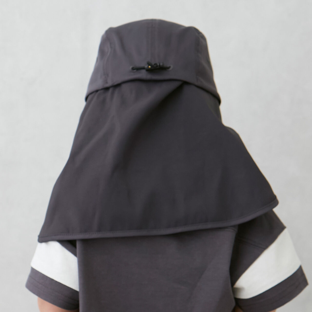 Water-Repellent Sunshade Jet Cap,Charcoal gray, large image number 8