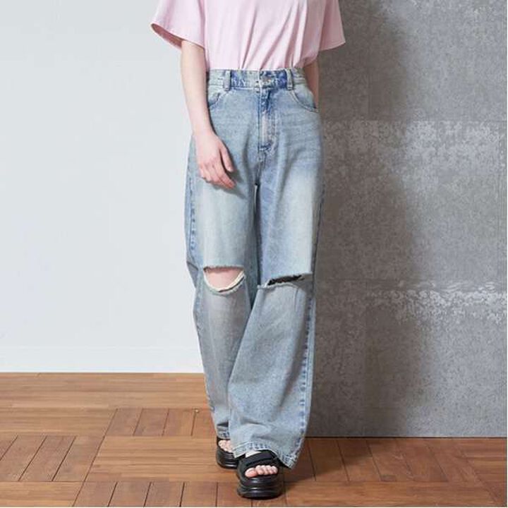 LTXC - Distressed Long Pants,Blue, medium image number 0