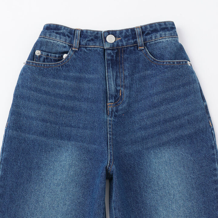 [Tomo Deni] Loose Straight Pants [Kids Boys],Navy, medium image number 2