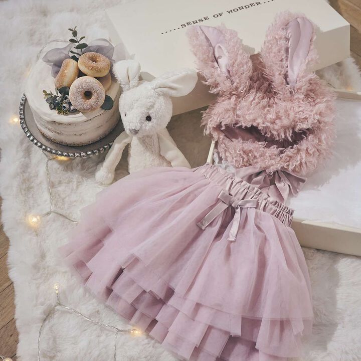 Tulle Skirt Set,Pink, medium image number 6