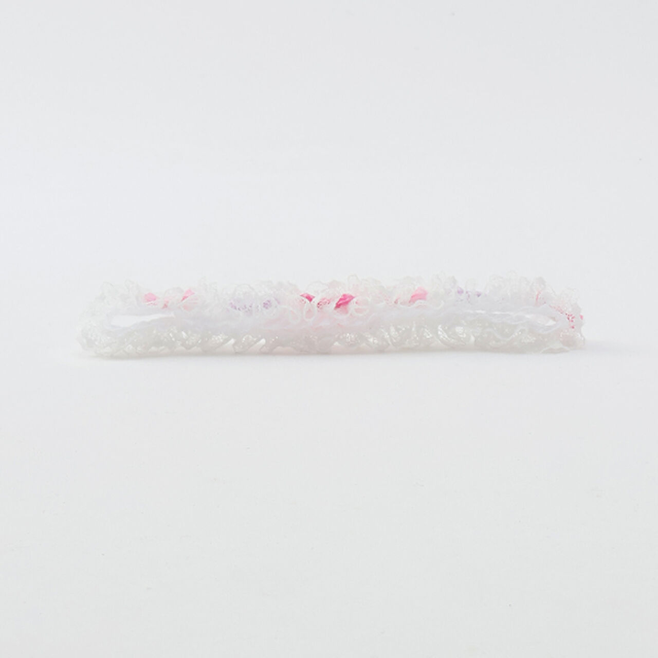 Lace Ribbon Headband,White, large image number 2