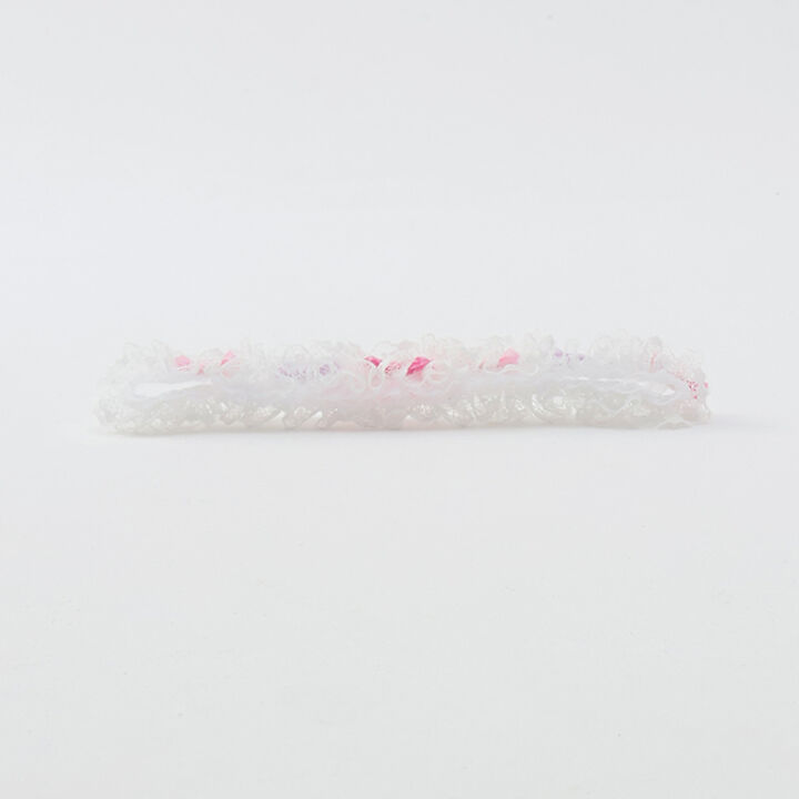 Lace Ribbon Headband,White, medium image number 2